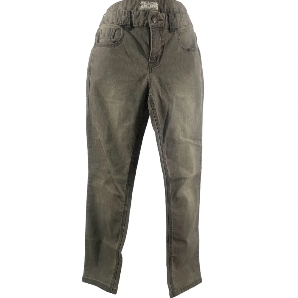 Free People Grey distressed color Skinny,Jeans,Size 29 - Picture 9 of 9